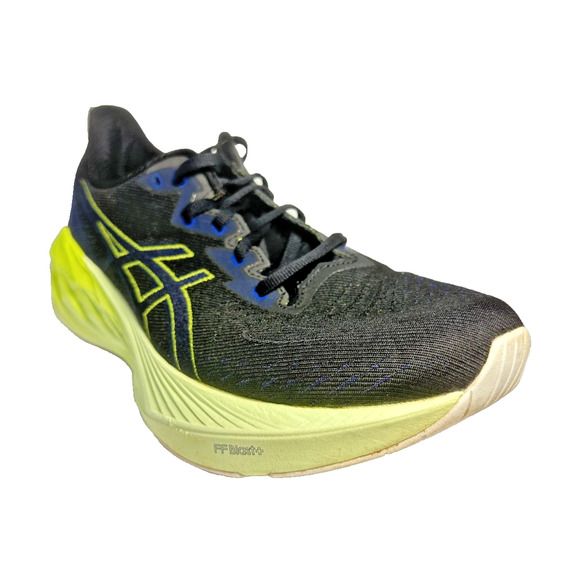 ASICS Novablast FF Blast+ Men’s Size 11 Black Yellow Running Shoes Lightweight - Picture 2 of 8